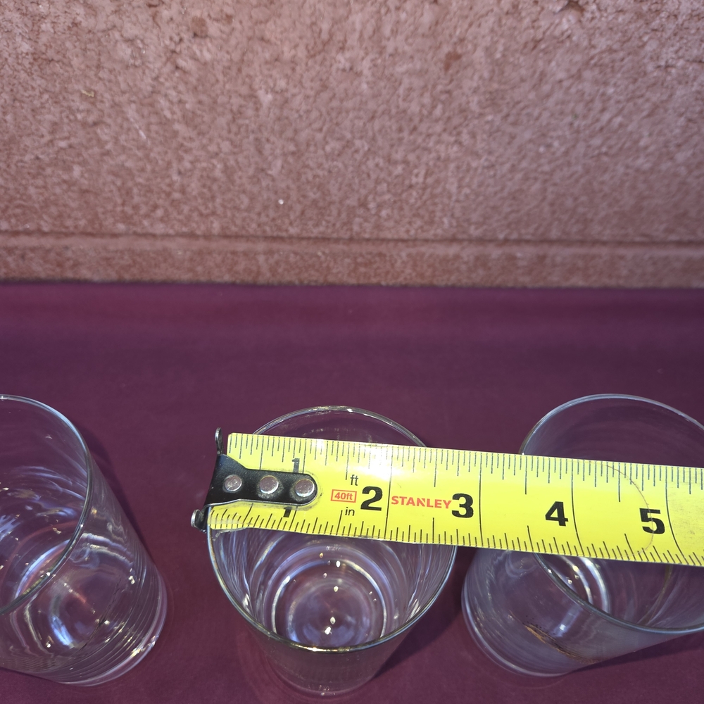 Vintage Courox Roadrunner Set Of 3 Glasses Pre-owned - Picture 5 of 8